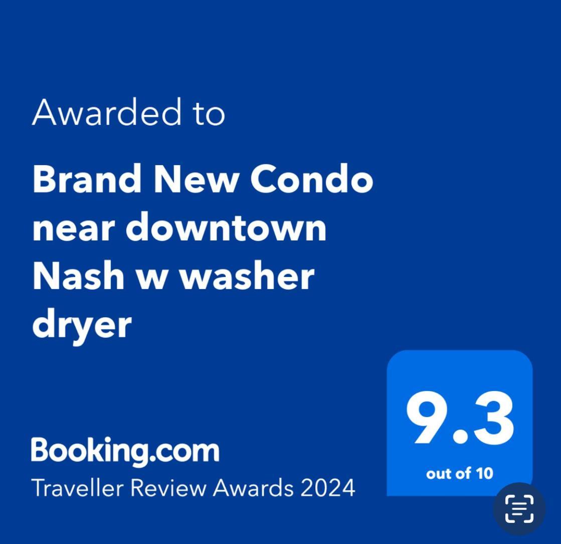 Brand New Condo Near Downtown Nash W Washer Dryer Nashville Dış mekan fotoğraf